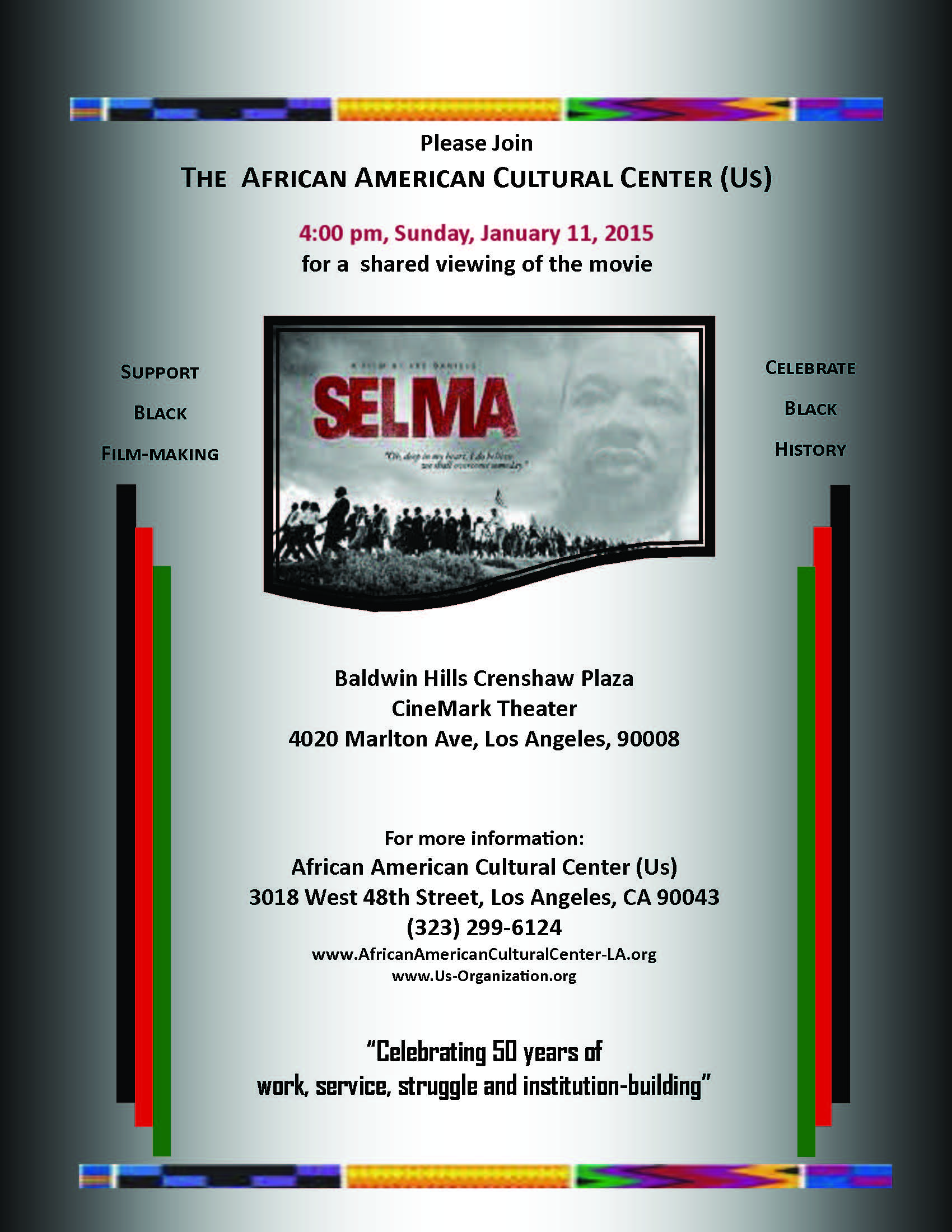 01-11-15 Selma--Shared Movie Viewing