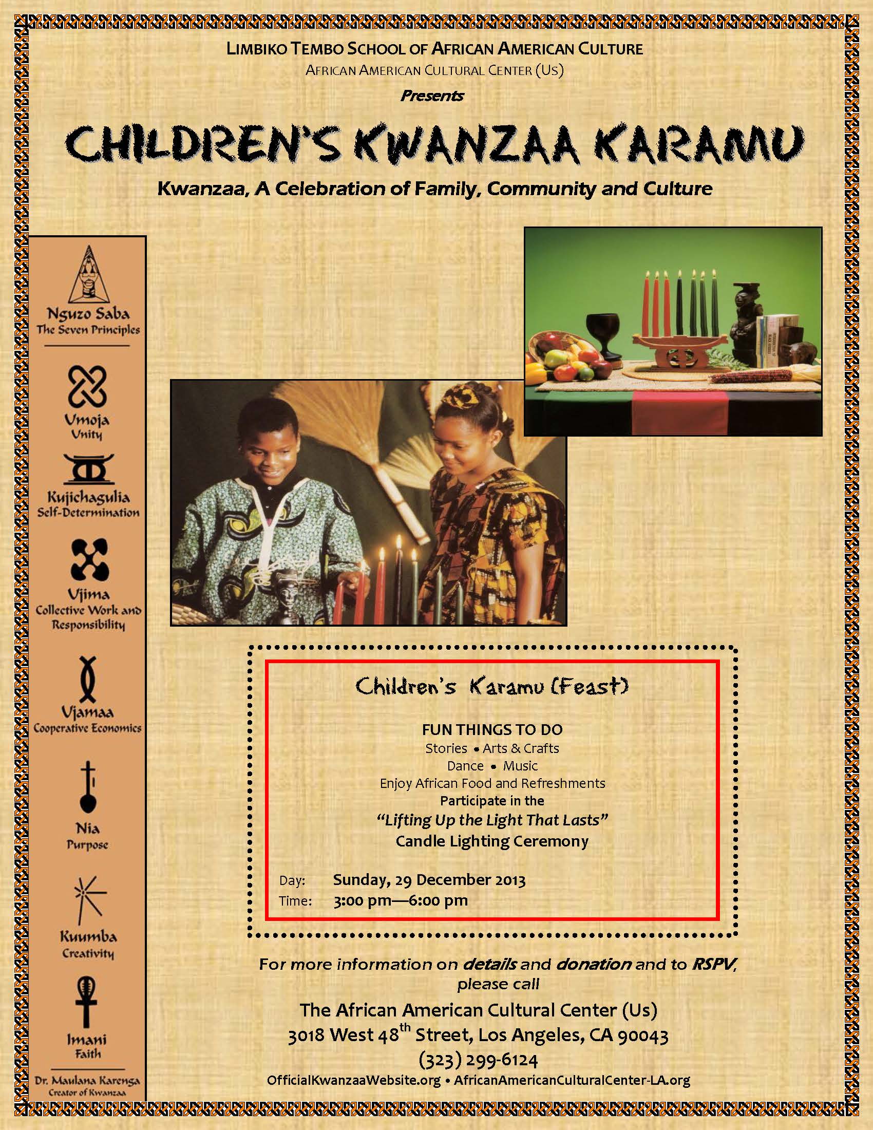 Children's Kwanzaa Karamu Flier v3 12-19-13