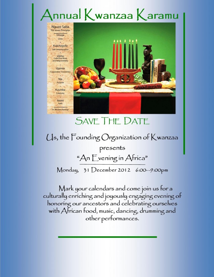 Annual Kwanzaa Karamu